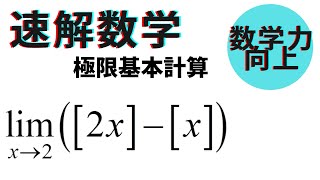 極限【高校数学】標準計算４・４