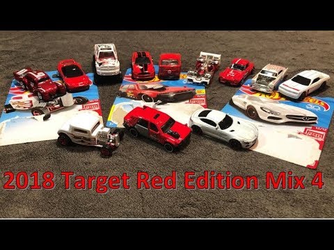 Hot Wheels 2018 Target Red Edition Mix 4 - Opening & Review - Sweet Benz! skyline bike