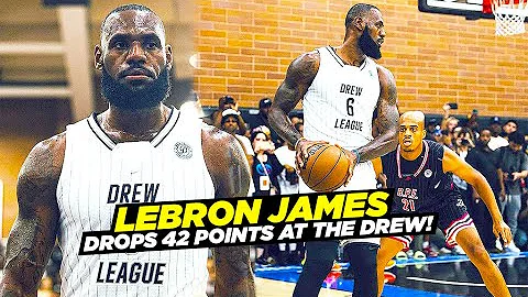 LeBron James Shuts Down TRASH TALKER at The Drew League!! Drops 42 Points & 16 Rebounds - 天天要聞