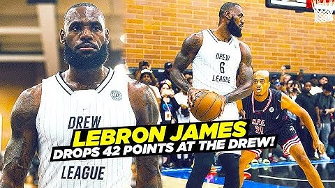 LeBron James Shuts Down TRASH TALKER at The Drew League!! Drops 42 Points & 16 Rebounds - 天天要闻