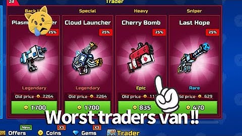 Pixel gun 3D / Worst traders van :/