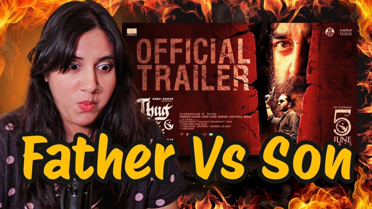 Thug Life - Official Trailer Reaction | Kamal Haasan | Mani Ratnam | STR | Ashmita Reacts