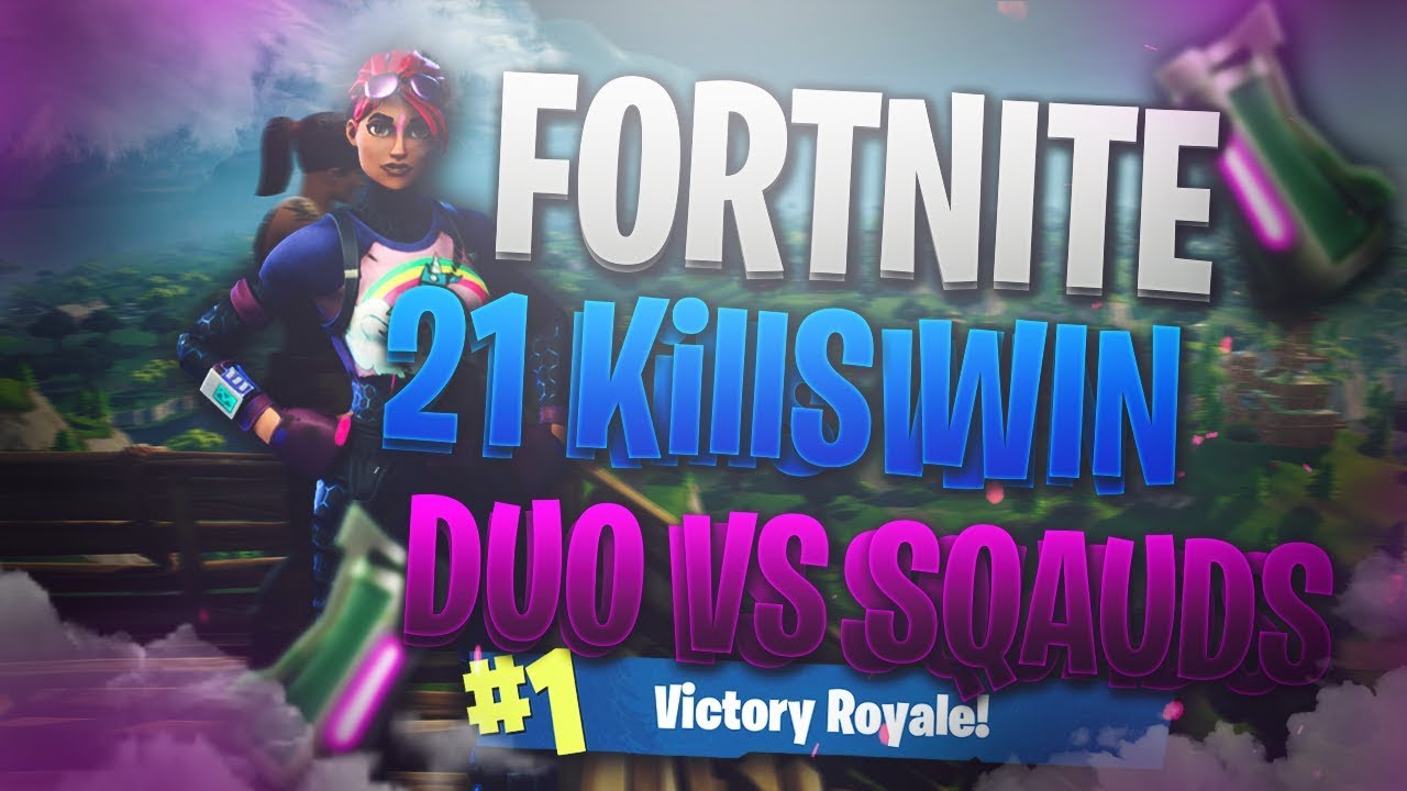 21 KILLS DUO VS SQUADS W/ SHB Views | Fortnite Battle Royale Xbox - Tendai