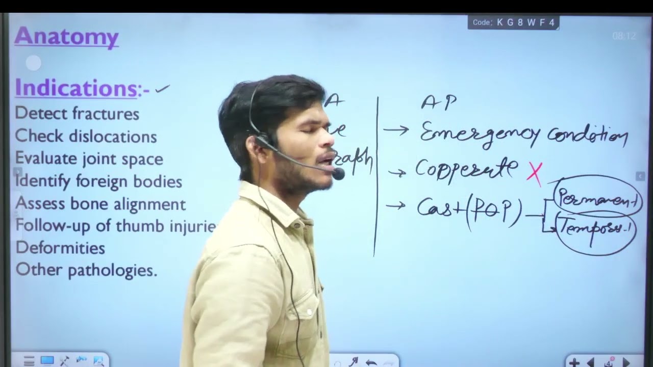 Thumb PA/AP view l Hindi-English explanation l 