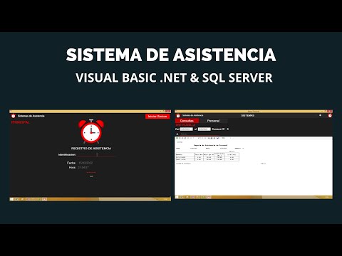 Sistema de Asistencia en Visual Basic  NET y SQL Server