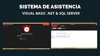 Sistema de Asistencia en Visual Basic  NET y SQL Server