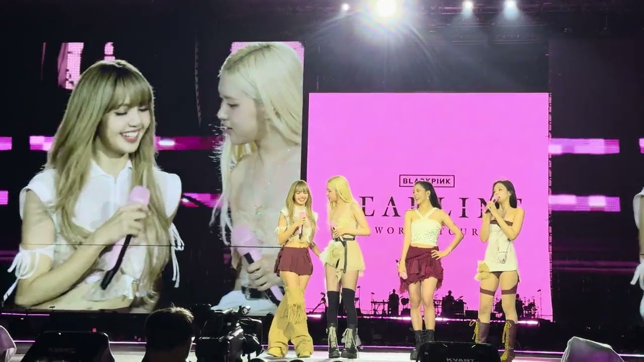 Blackpink fun talks & Whistle - Deadline LA Day 2