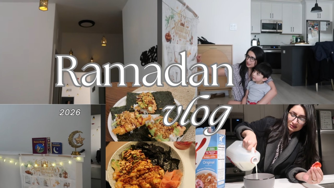 Видеоблог о Рамадане 2026! Часть 2. Украшения, домохозяйка, готовка, семья.