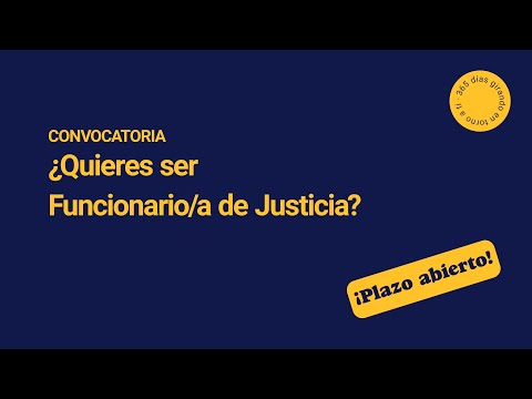 ¿Quieres ser Funcionario de Justicia? | Mundopositor 🌍