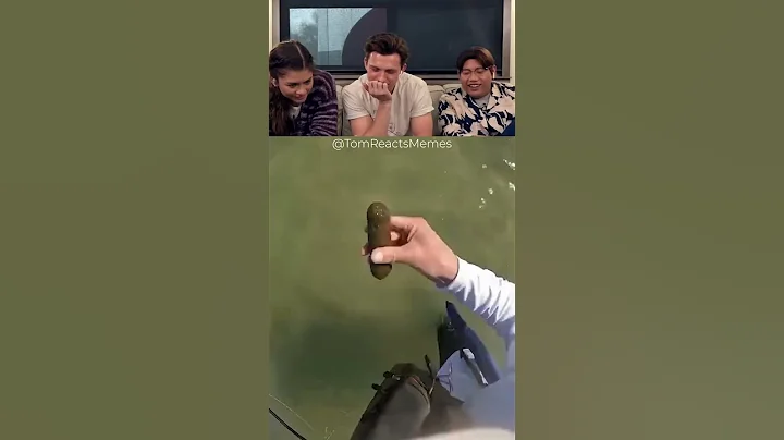 Tom Holland react try not to laugh part 23 #tomholland #trynottolaugh #funny #reaction