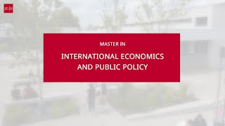 Master in International Economics and Public Policy (MIEPP) at Johannes Gutenberg University Mainz