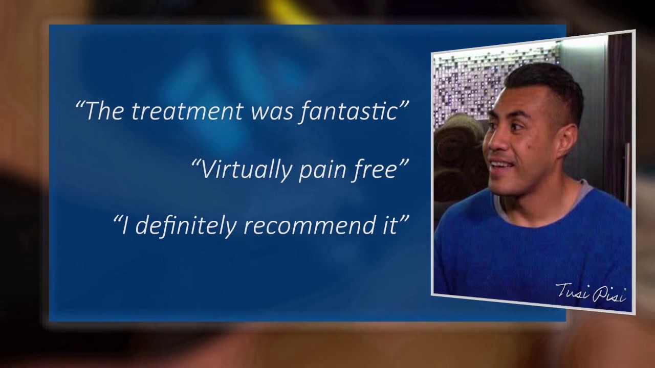 Tusi Pisi Samoan rugby player has Pain-Free Hair Removal with Clinic Director from Lynton Lasers