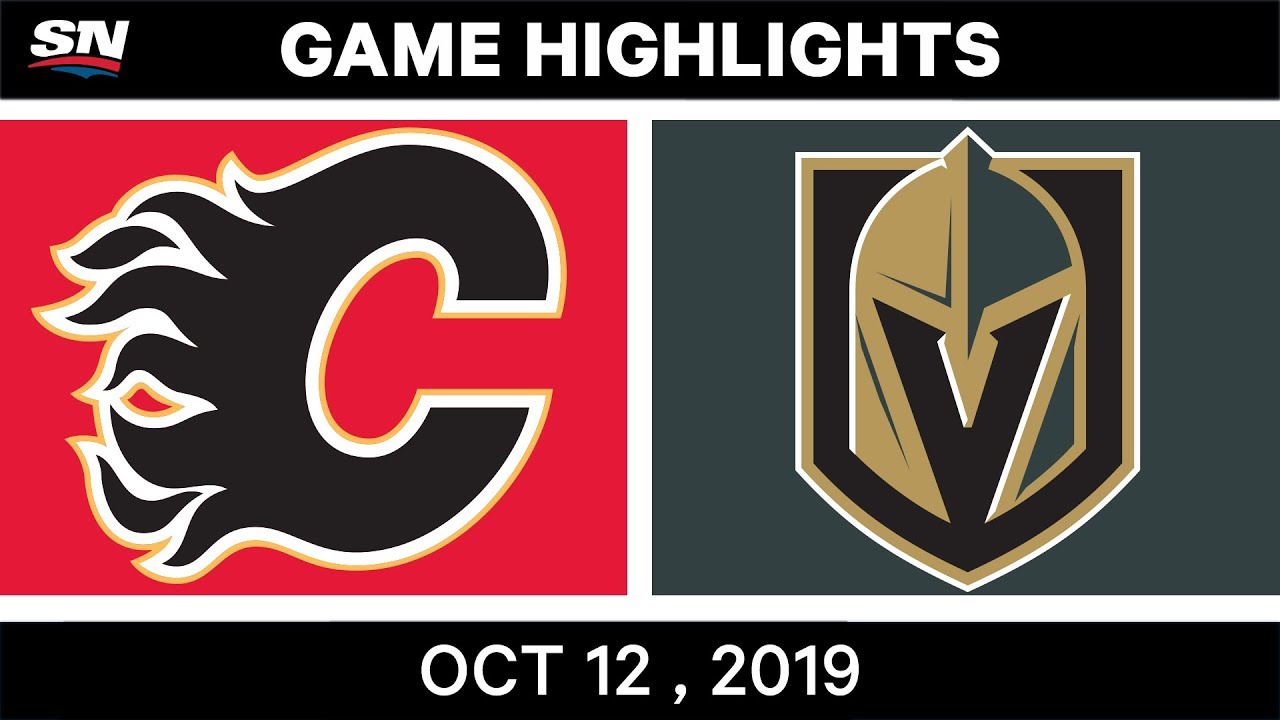 NHL Highlights  Flames vs Golden Knights  Oct 12th 2019