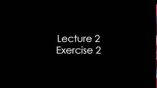 Lecture2Exercise2