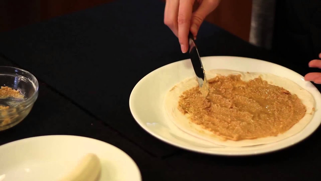 Peanut Butter Banana Pinwheel Healthy & Delicious Recipes YouTube