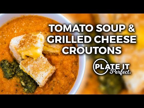 Video: Sup Keju Berkrim Dengan Ham Dan Crouton