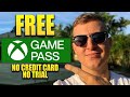 How to get free xbox game pass  no credit card no trial free xbox game pass for 6 months