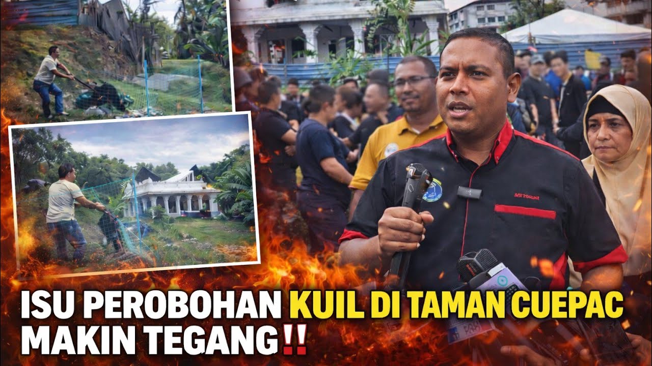 KECOH ‼️PENDUDUK TAK PUASHATI MPKJ DAN POLIS SERBU TAPAK KUIL SRI MAHA MARIAMMAN DI KAJANG, SELANGOR