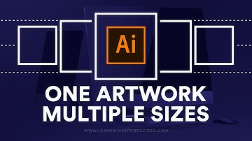 How to Create Multiple Sizes of One Artwork for Printing – Adobe Illustrator Tutorial (Part 3)