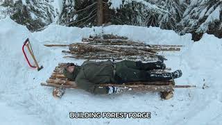 Extreme Cold Challenge – Can I Build a Warm Shelter in Deep Snow