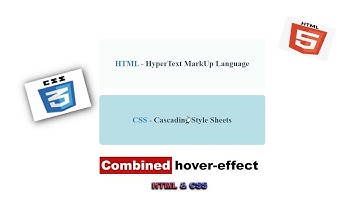 Объединенный hover-effect для блоков используя HTML & CSS шаг за шагом || Combined hover effect CSS