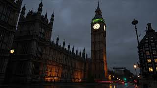 3 Hours of London Rain at Night 🌧️ Big Ben & Soft City Sounds for Deep Sleep screenshot 4