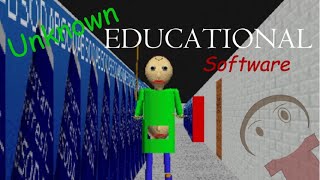 FILENAME CORRUPTED CHOAS! | Unknown Educational Software - Baldi's Basics Mod #baldi #baldisbasics