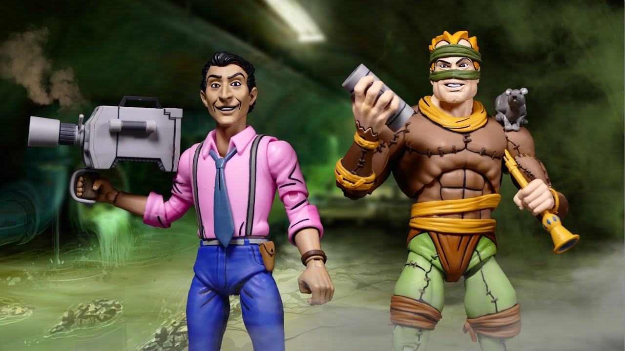 NECA: Teenage Mutant Ninja Turtles Rat King vs Vernon Two-Pack Review