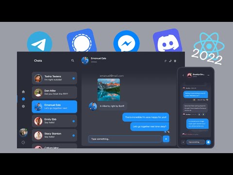 ReactJS Chat App ? ? ? Modern Midnight Theme [2022]