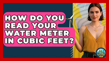 How Do You Read Your Water Meter In Cubic Feet? - Your Utilities Hub