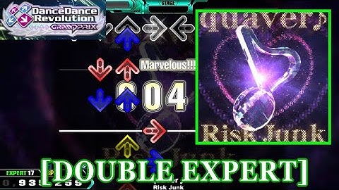 【DDR GP(WORLD)】 quaver♪ / Risk Junk [DOUBLE EXPERT] 譜面確認+Clap