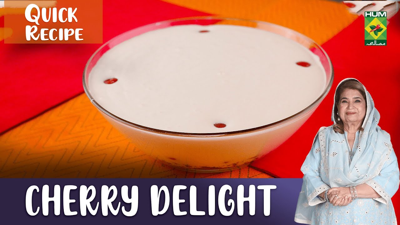 Quick Recipe Cherry Delight Chef Shireen Anwar Masala Tv YouTube