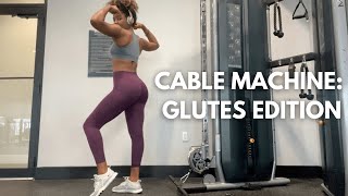 Cable Machine Only Glute Exercises Glutes Workout Fitness Tips Strength Training Ayojess