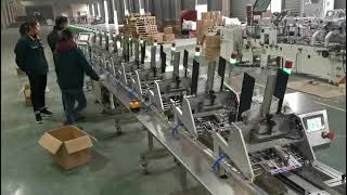Fully automatic paper card collating machine and Collator Automatic stacker