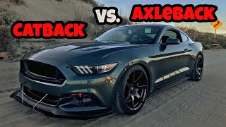 Catback vs. Axle back exhaust? Pros and Cons