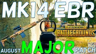 PLAYER UNKNOWNS BATTLEGROUNDS MK14 EBR - NEW MAJOR AUGUST UPDATE! BATTLEGROUNDS Mk14 EBR!