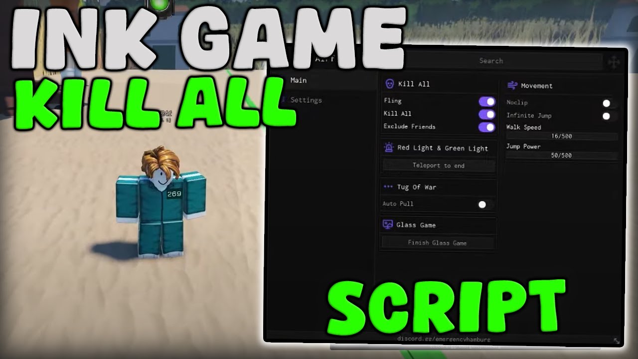 [🦑OP] Roblox Ink Game Script Auto Win, Kill All And Fling Players ...