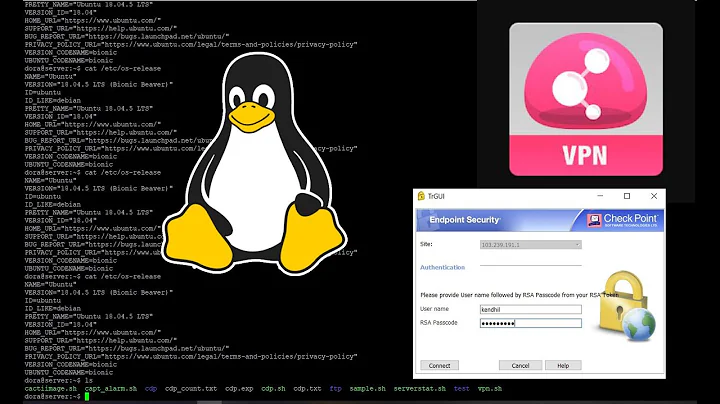 Connect VPN checkpoint endpoint from LINUX (UBUNTU) with SNX