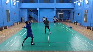 15th May 2024 vs Kr & Rj with GB #113  #morning #badminton #skills #gameplay #2024