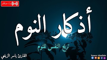 اذكار النوم باجمل صوت يدخل القلب القارئ ياسر الزيلعي 💞Adhkar Al-Nawm 💚