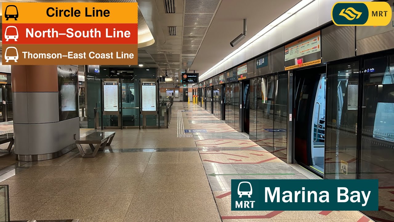 Singapore Vlog 11: Marina Bay MRT Station