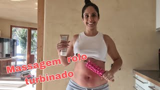 massagem usando o rolo turbinado - YouTube