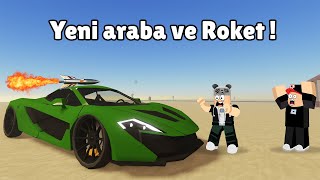 Yeni Araba ve Roket Geldi !!  Roblox