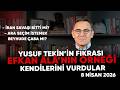 Deniz Zeyrek: "Yusuf Tekin’in fıkrası Efkan Âlâ’nın örneği KENDİLERİNİ VURDULAR"