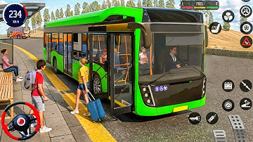 Bus Simulator 2025: Euro Bus Simulator 3D Offroad Bus Games 3D - Bus Game Android Gameplay