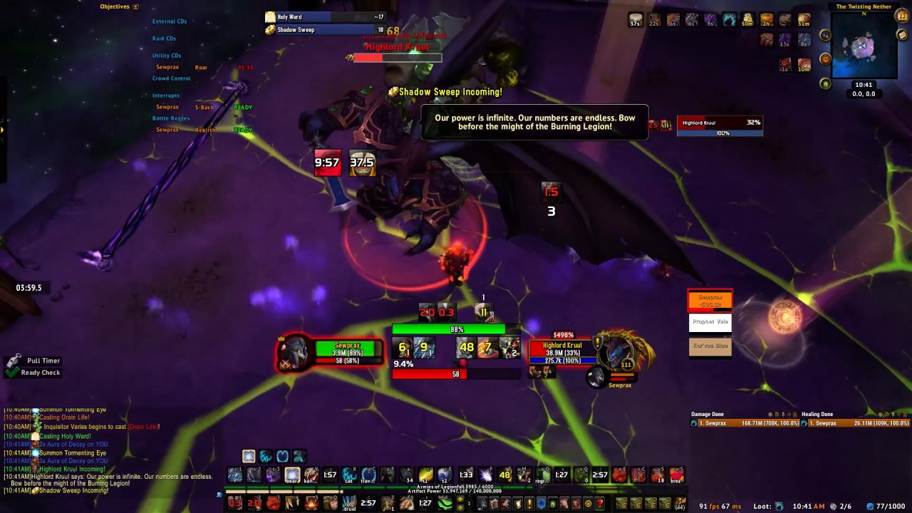 Guardian Druid Mage Tower Challenge