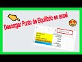 Descargar Punto de equilibrio en excel