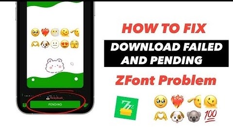 Zfont iOS Emoji Download Failed & Pending Problem Fix | Zfont Problem Solution | iOS Emoji zFont3