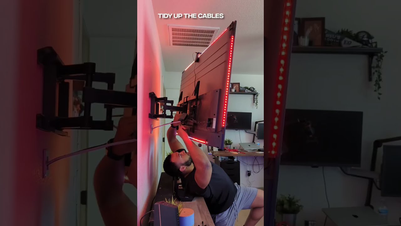 Installing The GOVEE Tv Backlights T2 