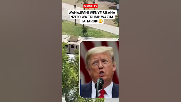 💂‍♂️WANAJESHI WENYE SILAHA NZITO WA TRUMP WAZUA TAHARUKI😳🙆👏 #breaking #globaltv #trump #soldiers